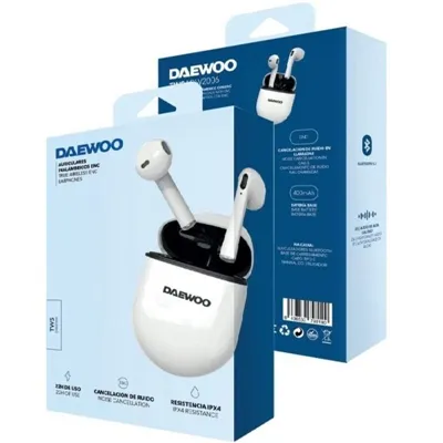 Auriculares Bluetooth Daewoo DW2006 con estuche de carga/