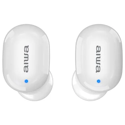 Auriculares Bluetooth Aiwa EBTW-150WTMKII con estuche de carga/