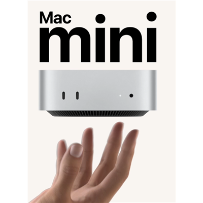 Apple Mac Mini (2024) M4 CPU x10/GPU x10 16GB 512GB SSD