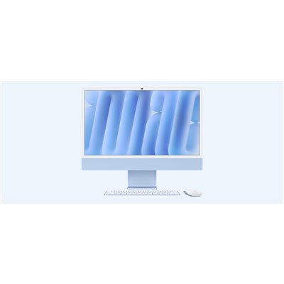 Apple iMac 24" 4,5K ( 2024) Azul M4 CPU x10/GPU x10 16GB 512GB