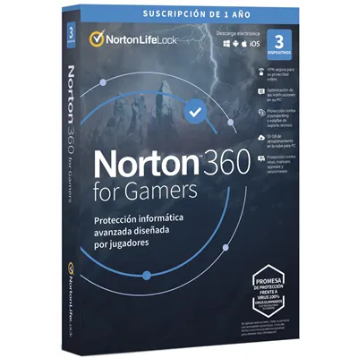 Norton 360 for Gamers 2024 | 3 Dispositivos + 50GB Nube