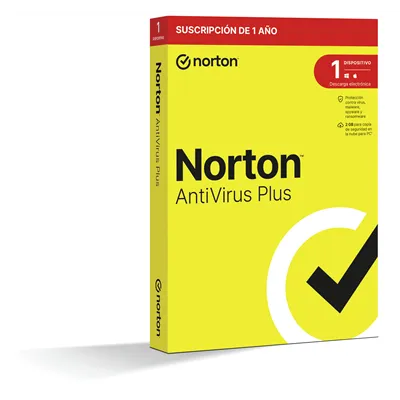 Norton Antivirus Plus 2024 | 1 Dispositivo PC/Mac | 1 año |