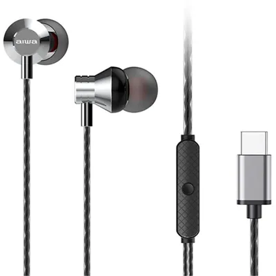 Auriculares Intrauditivos Aiwa ESTM-50USB-C/SL/ con Micrófono/