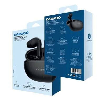 Auriculares Bluetooth Daewoo DW2004 con estuche de carga/