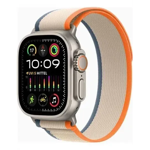 Apple Watch Ultra 2 con Correa Loop Trail Naranja/Beis L Grande y Caja de Titanio GPS + Cellular