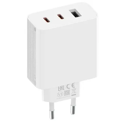 Cargador de Pared Xiaomi 67W Gan Charger 2C1A 2xUSB Tipo-C/