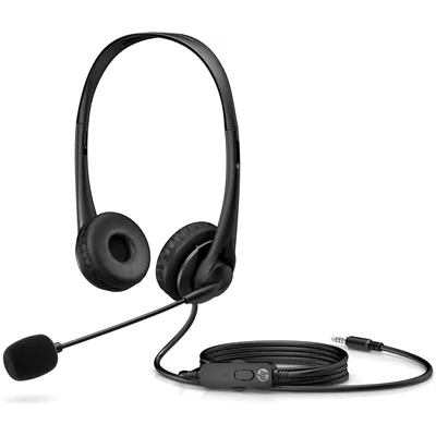 Auriculares HP G2 Stereo / con Micrófono/ Jack 3.5/ Negros