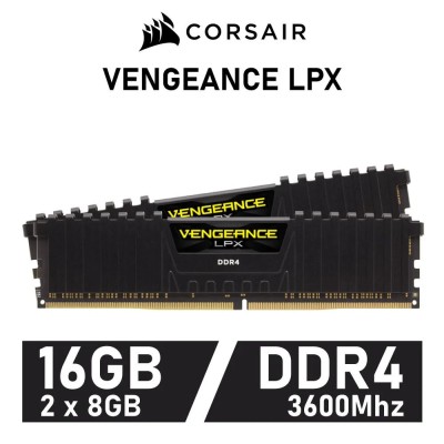 Corsair Vengeance LPX KIT 16GB DDR4 3600MHz 1.35v CL18 2x 8GB -