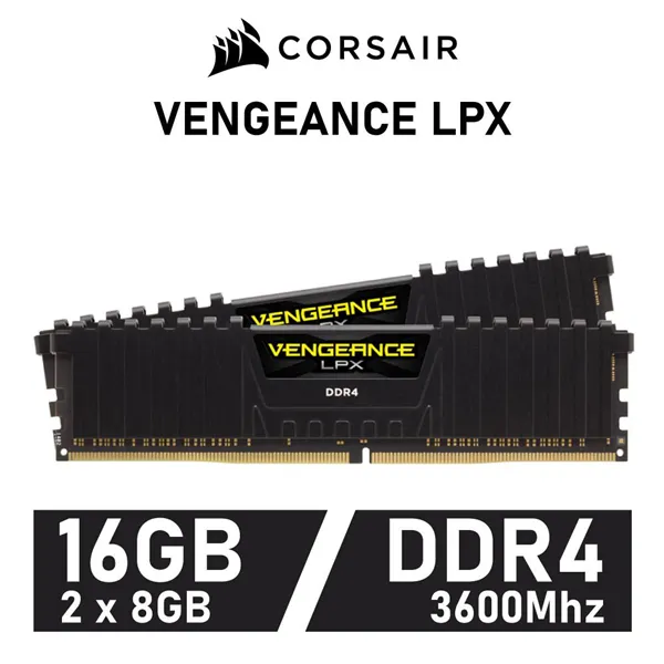 Corsair Vengeance LPX KIT 16GB DDR4 3600MHz 1.35v CL18 2x 8GB - Módulo RAM de PC