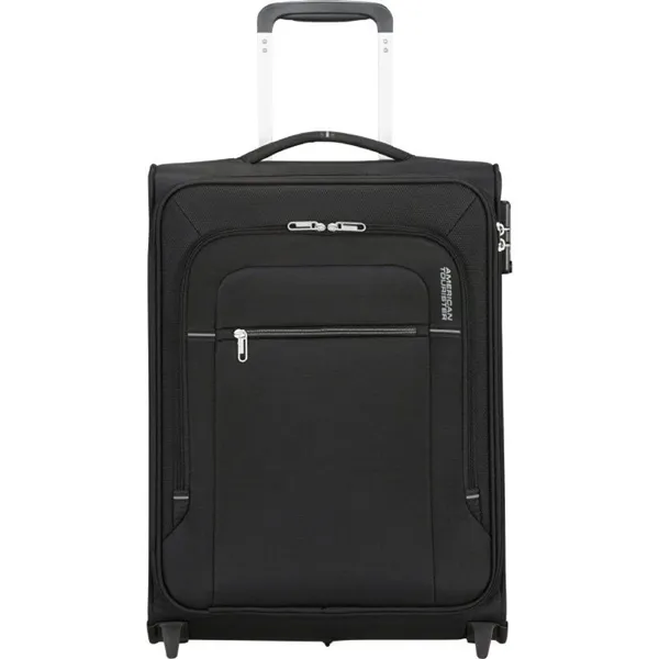 Maleta de Cabina American Tourister Crosstrack Upright 55cm/ 55x40x20cm/ 2 Ruedas/ Negro y Gris