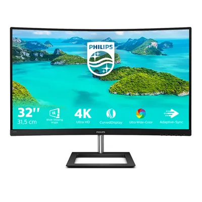 Monitor Profesional Curvo Philips E-Line 328E1CA 31.5'/ 4K/