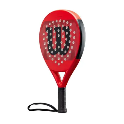 Pala de Pádel Wilson Pro Staff Team RDBK/ Negra y Roja