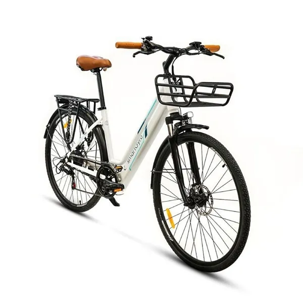 Bicicleta Eléctrica SmartGyro Ebike Sunset White/ Motor 250W/ Ruedas 27.5'/ Blanca