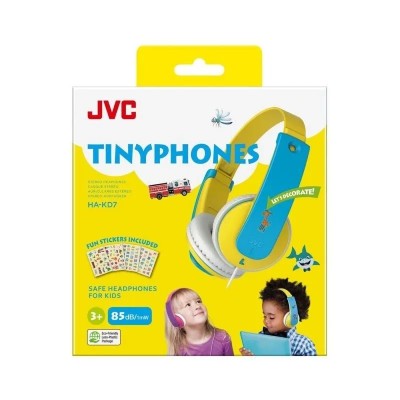 JVC HA-KD7 KIDS Auriculares Infantiles Amarillo/Azul con toma