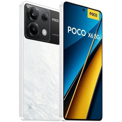 Xiaomi POCO X6 5G Blanco 256GB 12GB 6.67" 8xCores Snapdragon 7s