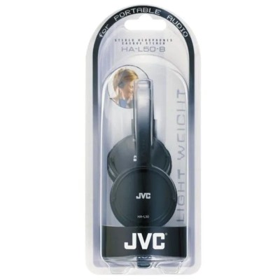 JVC HA-L50 Auriculares Negros Reto con toma Jack 3.5mm