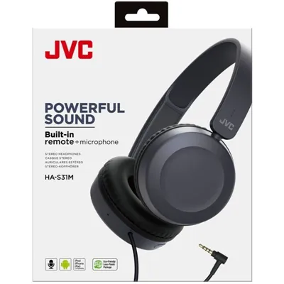 Auriculares JVC HA-S31M/ con Micrófono/ Jack 3.5/ Azules