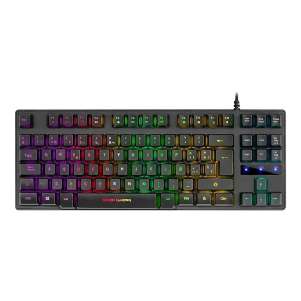 Mars gaming teclado mktkl rgb tkl rojo es