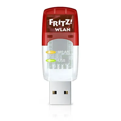 Fritz! wlan stick tarjeta red wifi ac430 usb