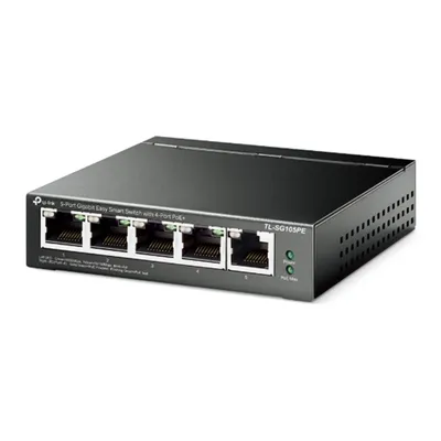 Switch Semigestionables Poe+ Tp-link Sg105pe 5p Gigabit 4p Poe+