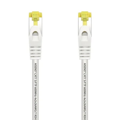 Cable de Red RJ45 SFTP Aisens A146-0488 Cat.7/ 25cm/ Blanco