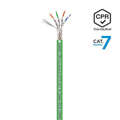 Bobina de Cable RJ45 SFTP AWG23 LSZH CPR Cca Aisens A146-0667