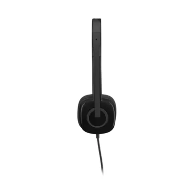 Logitech H151 Auriculares con Micrófono para PC, Jack 3.5