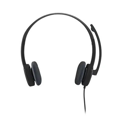 Logitech H151 Auriculares con Micrófono para PC, Jack 3.5