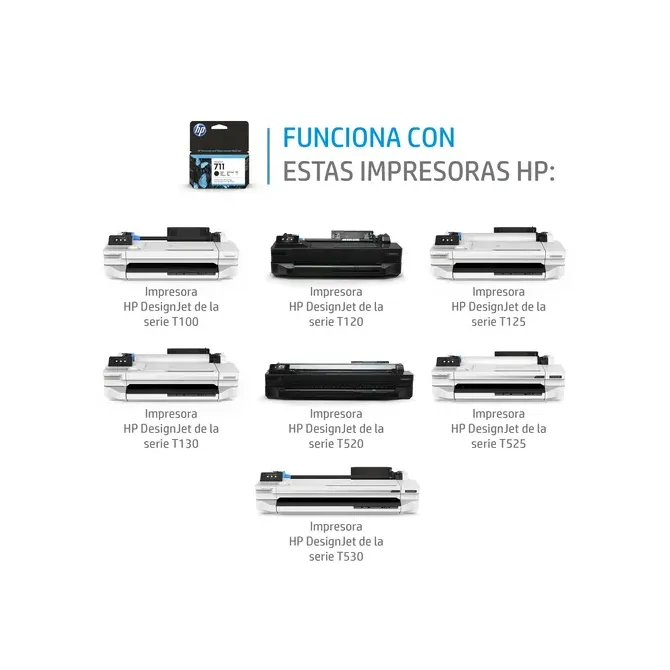 HP 711 Multipack cartuchos 3x Magenta CZ135A - Cartucho de