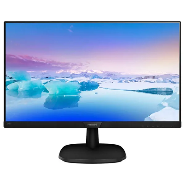 Monitor Philips V-Line 243V7QJABF 23.8'/ Full HD/ Multimedia/ Negro