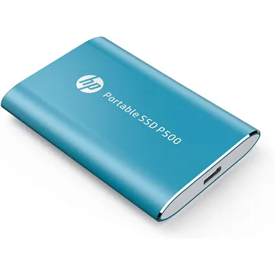 HP P500 SSD Externo 500GB USB-C Aluminio Azul