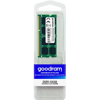 Goodram 8GB DDR3 1600MHz 1.35v CL11 - Memoria SODIMM