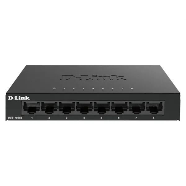 D-link dgs-108gl switch 8xgb metal plug&play