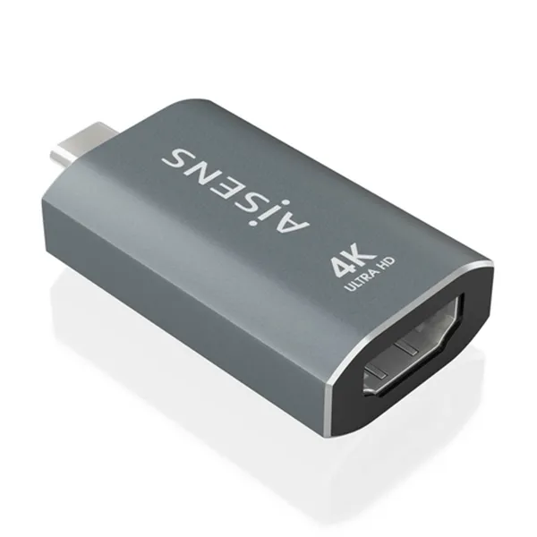 Adaptador USB Tipo-C Aisens A109-0862/ USB Tipo-C Macho/ HDMI 4K Hembra