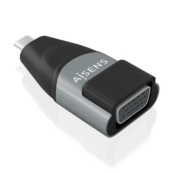 Adaptador USB Tipo-C Aisens A109-0863/ USB Tipo-C Macho/ VGA Hembra