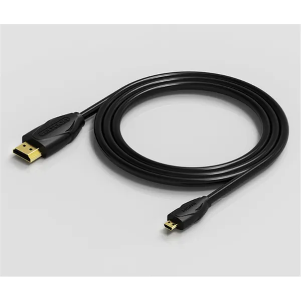 Cable HDMI Vention VAA-D03-B300/ HDMI Macho - Micro HDMI Macho/ 3m/ Negro