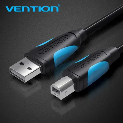 Cable USB 2.0 Impresora Vention VAS-A16-B300/ USB Tipo-B Macho