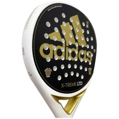 Pala de Pádel Adidas Pala Adidas X-Treme/ Blanco y Oro