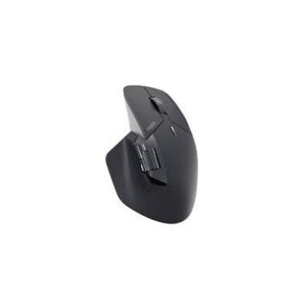 Mouse Rapoo Wireless Y Bluetooth Mt760mw 2.4g Ghz Bt 4.0  9 Botones 4000 Ppp Carga Inalambricacolor Gris Oscuro Multi Mode