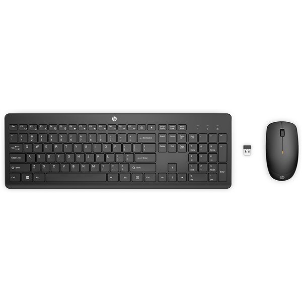 HP 235 KIT teclado y ratón inalámbrico Slim, negro