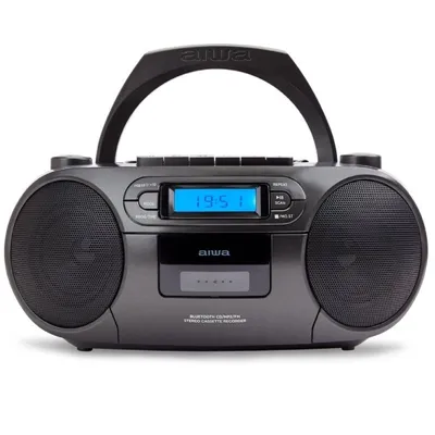 Radio CD Aiwa BoomBox BBTC-550BK/ 6W/ Negro