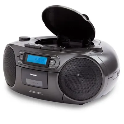 Radio CD Aiwa BoomBox BBTC-550BK/ 6W/ Negro