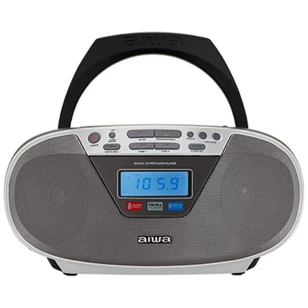 Radio CD Aiwa BoomBox BBTU-400SL/ 6W/ Plata