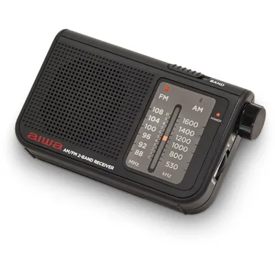 Radio Portátil Aiwa RS-55BK/ Negra