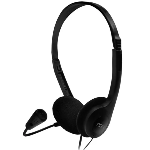 Auriculares Nox Voice One/ con Micrófono/ Jack 3.5/ Negros