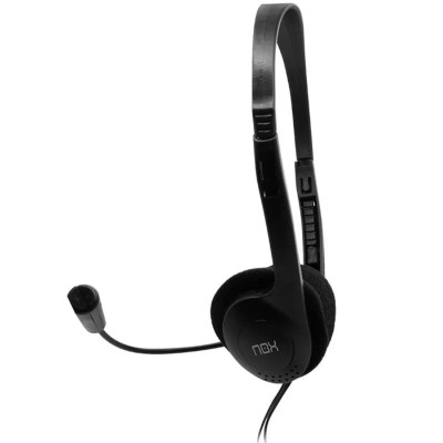 Auriculares Nox Voice One/ con Micrófono/ Jack 3.5/ Negros