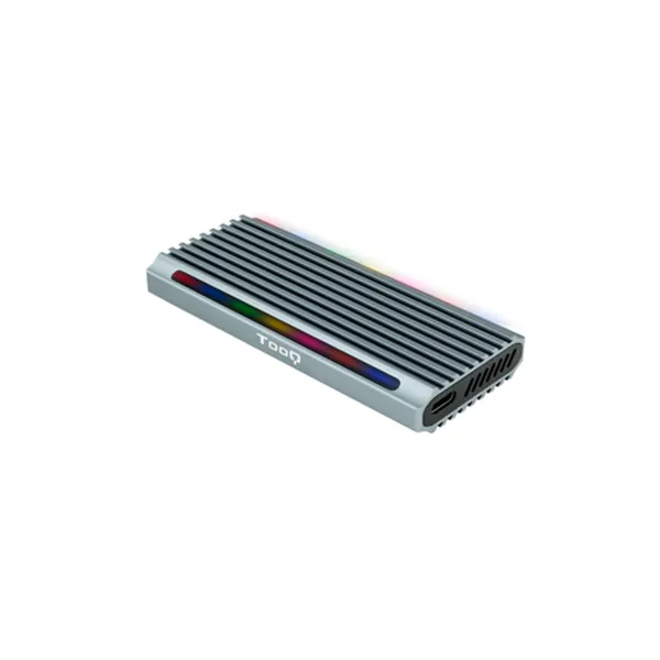 Caja Externa para Disco SSD M.2 NVMe TooQ TQE-2221G/ USB 3.1 Gen2/ Sin tornillos