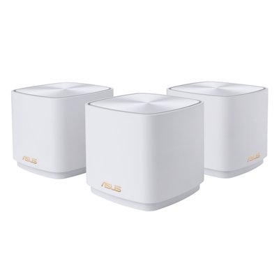 ASUS ZenWiFi XD4 Plus AX1800 3 Pack White Doble banda (2,4 GHz