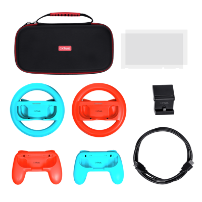 Trust GXT 1249 Nintendo Switch Paquete de accesorios 7 en 1 con