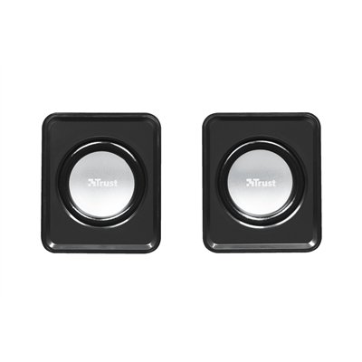 Trust Leto 2.0 Altavoces Negros con alimentació USB6w/3w Rms